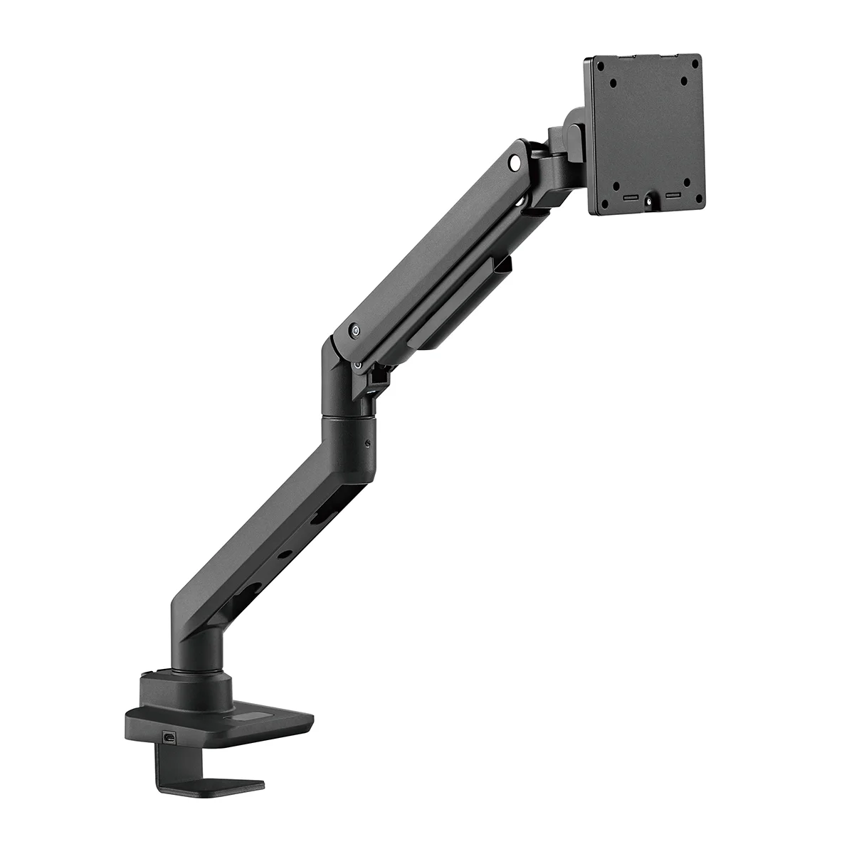 Fabulous Desk-Mounted Gas Spring Dual Mointor Arm With USB-A/USB-C Ports